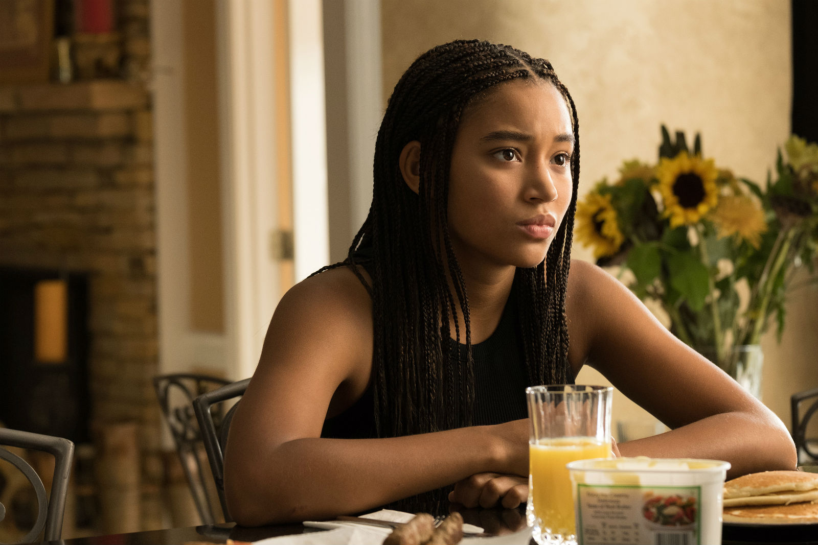 Amandla Stenberg: character living in two worlds.