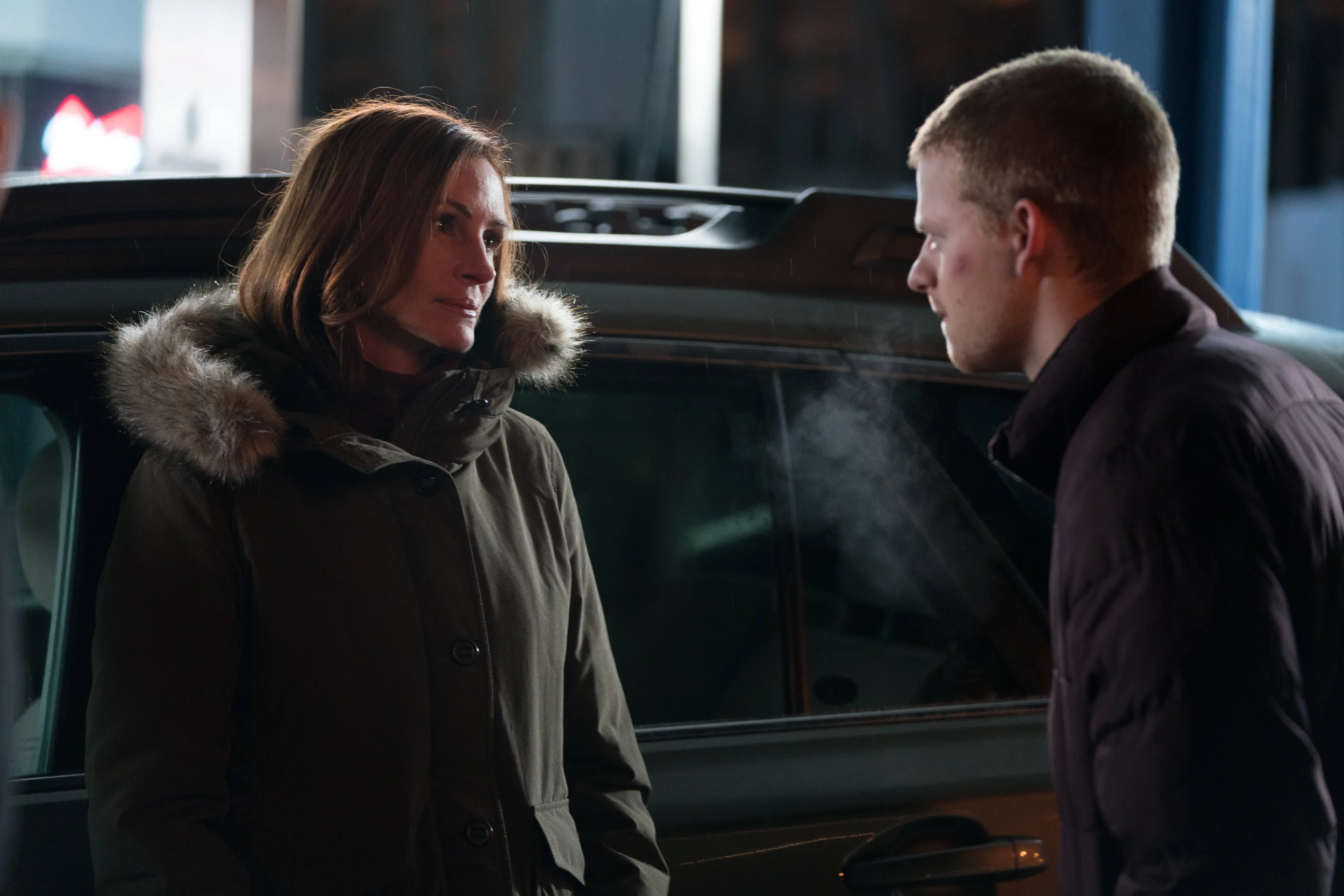 Julia Roberts and Lucas Hedges in Ben is Back.