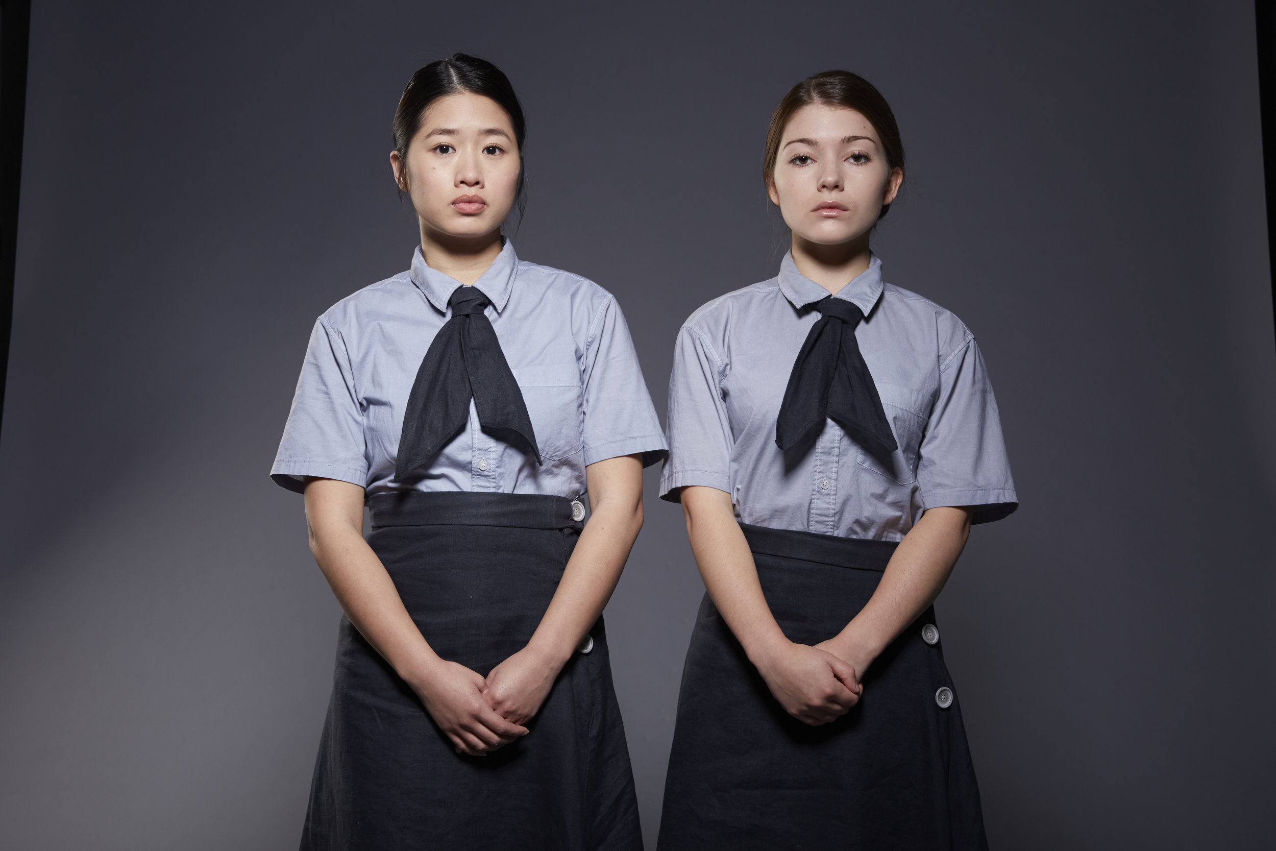 Sophia (Celina Martin) and Vivien (Katie Douglas) fail at being perfect young ladies in Level 16