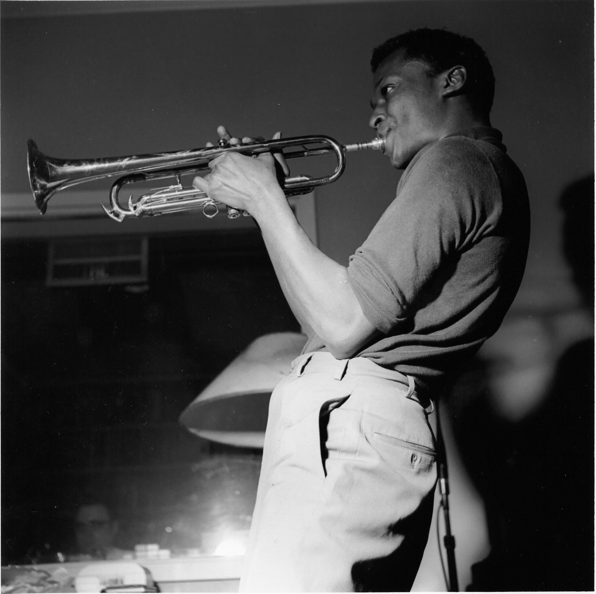 A young Miles Davis, part of the early Blue Note roster.