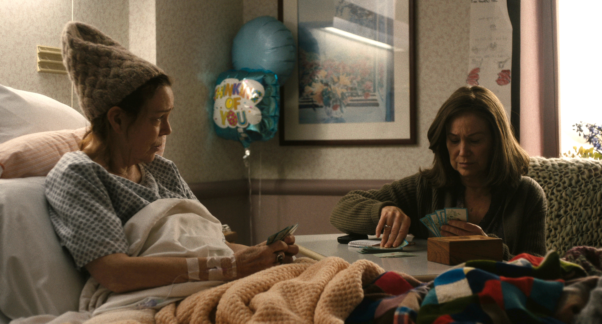 Mary Kay Place is a self-sacrificing widow nurturing her terminally-ill cousin (Deirdre O’Connell) in Diane.