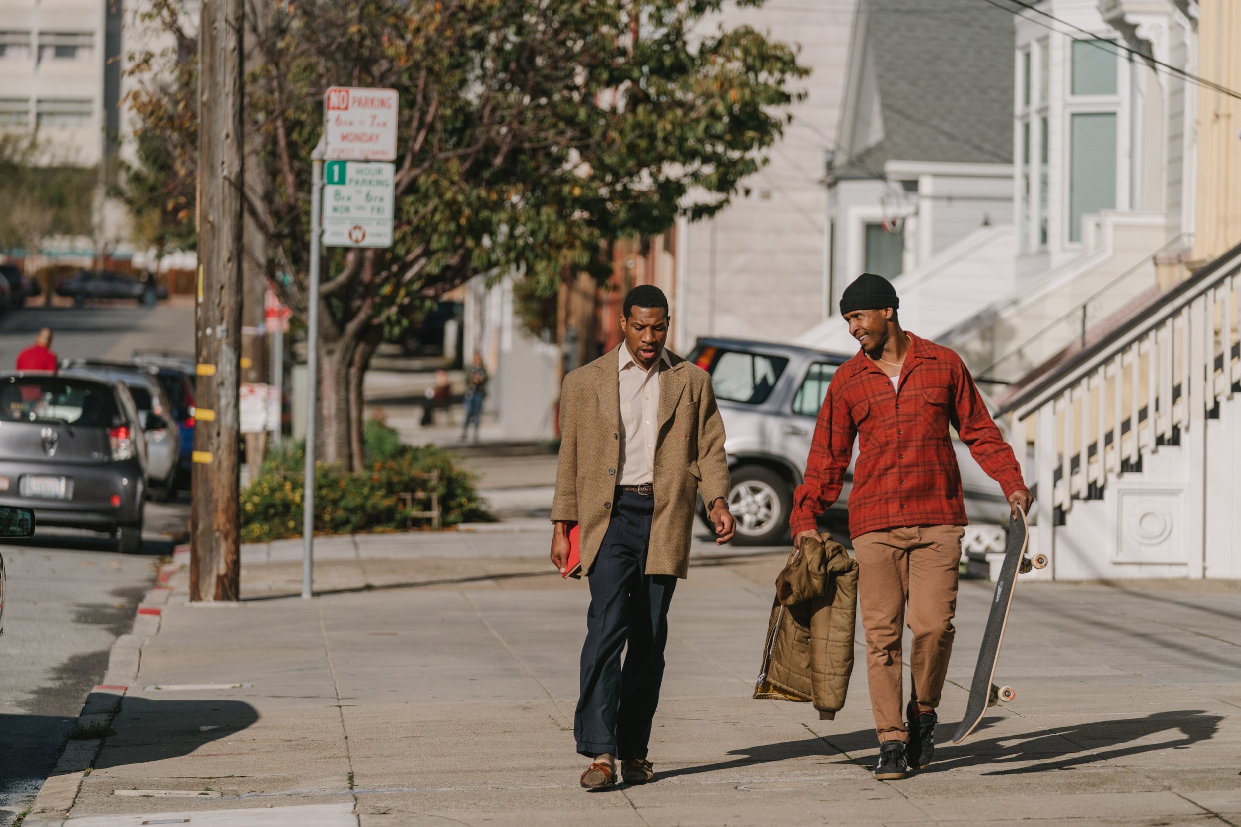 Jonathan Majors and Jimmie Fails in the week’s best reviewed movie The Last Black Man in San Francisco