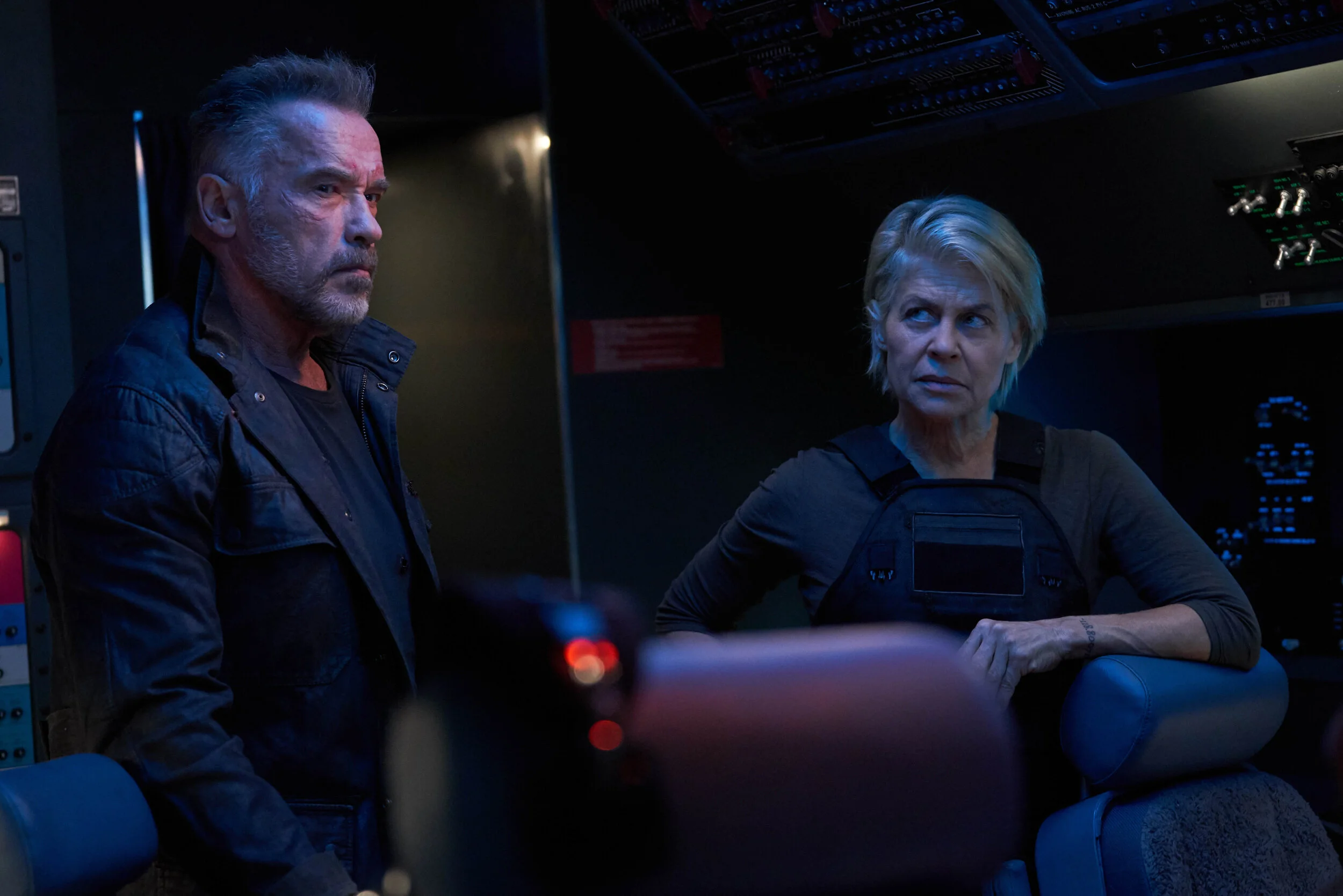 Terminator: Dark Fate. Arnold Schwarzenegger and Linda Hamilton are back!