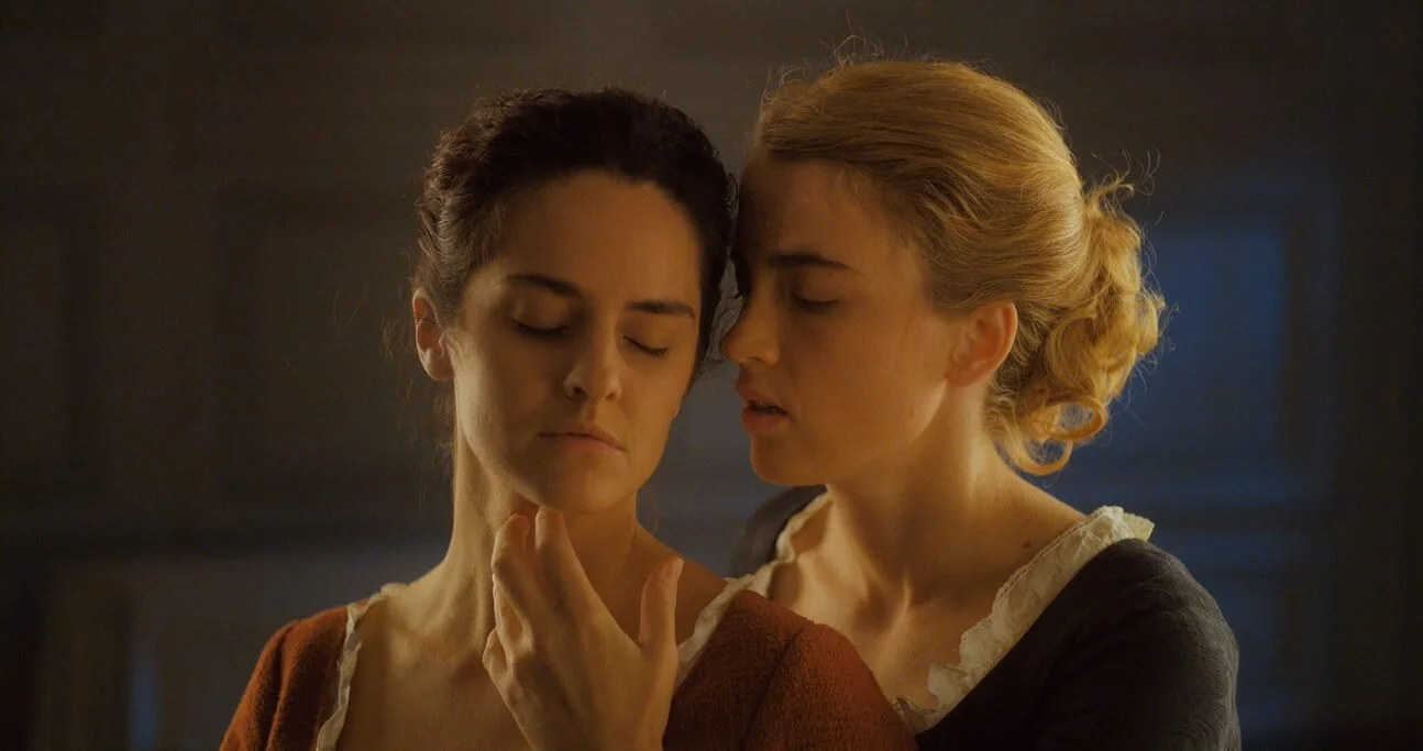 Noémie Merlant and Adèle Haenel in Portrait of a Lady on Fire.
