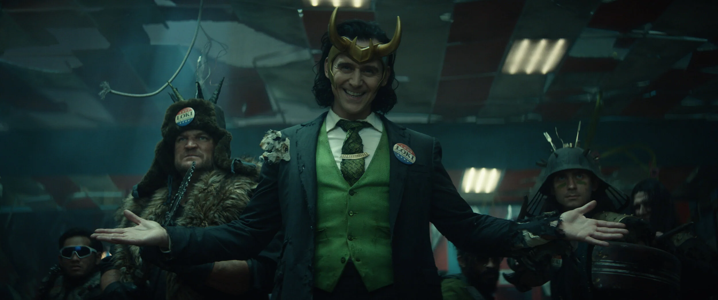 Loki (Tom Hiddleston) finds a timeline to his liking in Disney+’s Loki.