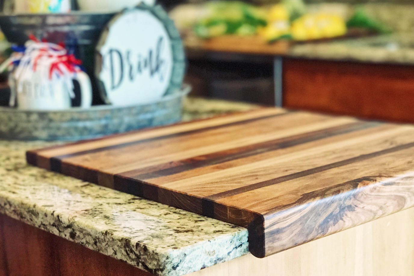 Thin Stripe Cutting Board — Riveted Woodworking & Design
