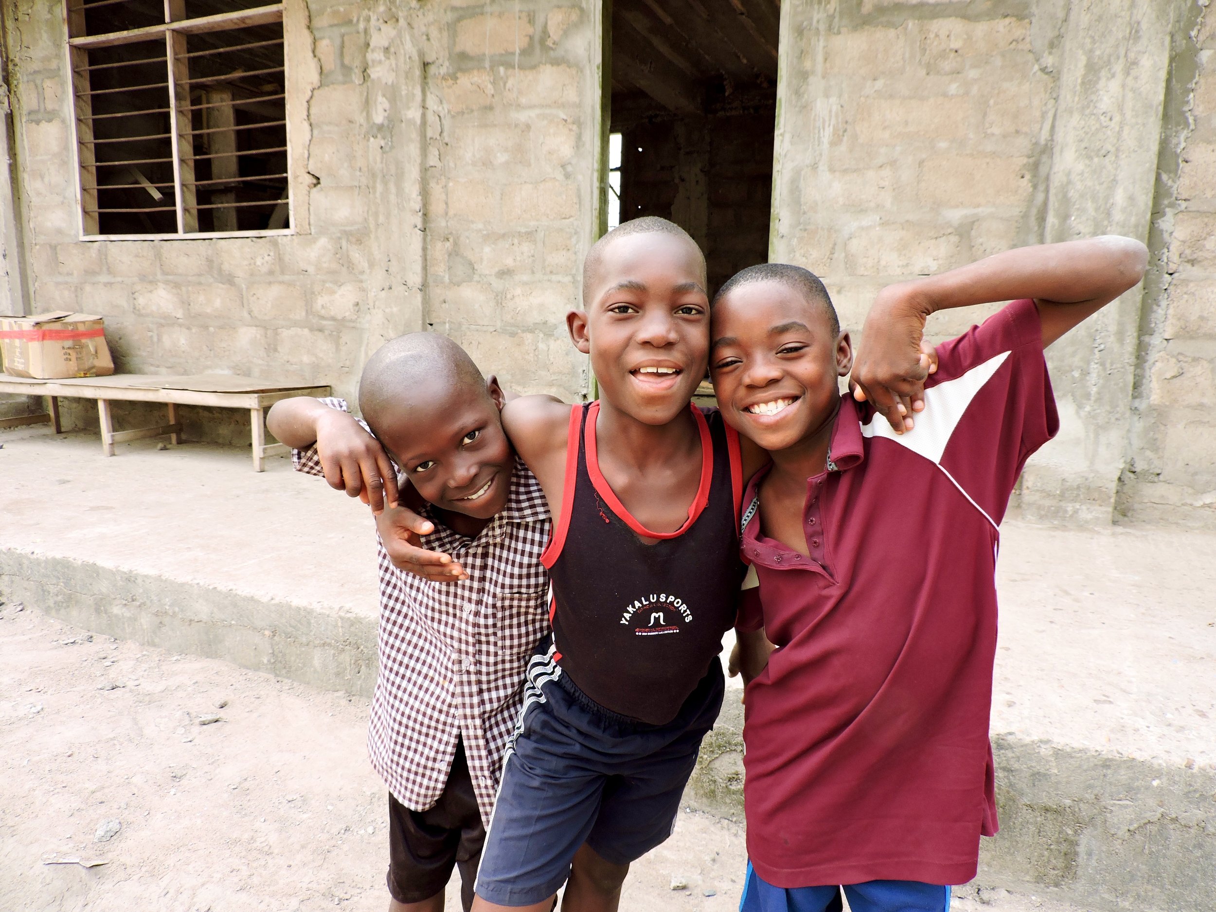 Smiling faces of Ghana