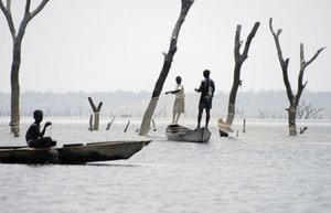 The apocalyptic landscape of the Volta Lake
