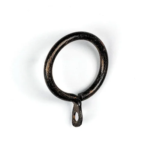Iron Ring for 3/8" Rods, Antique Bronze Finish