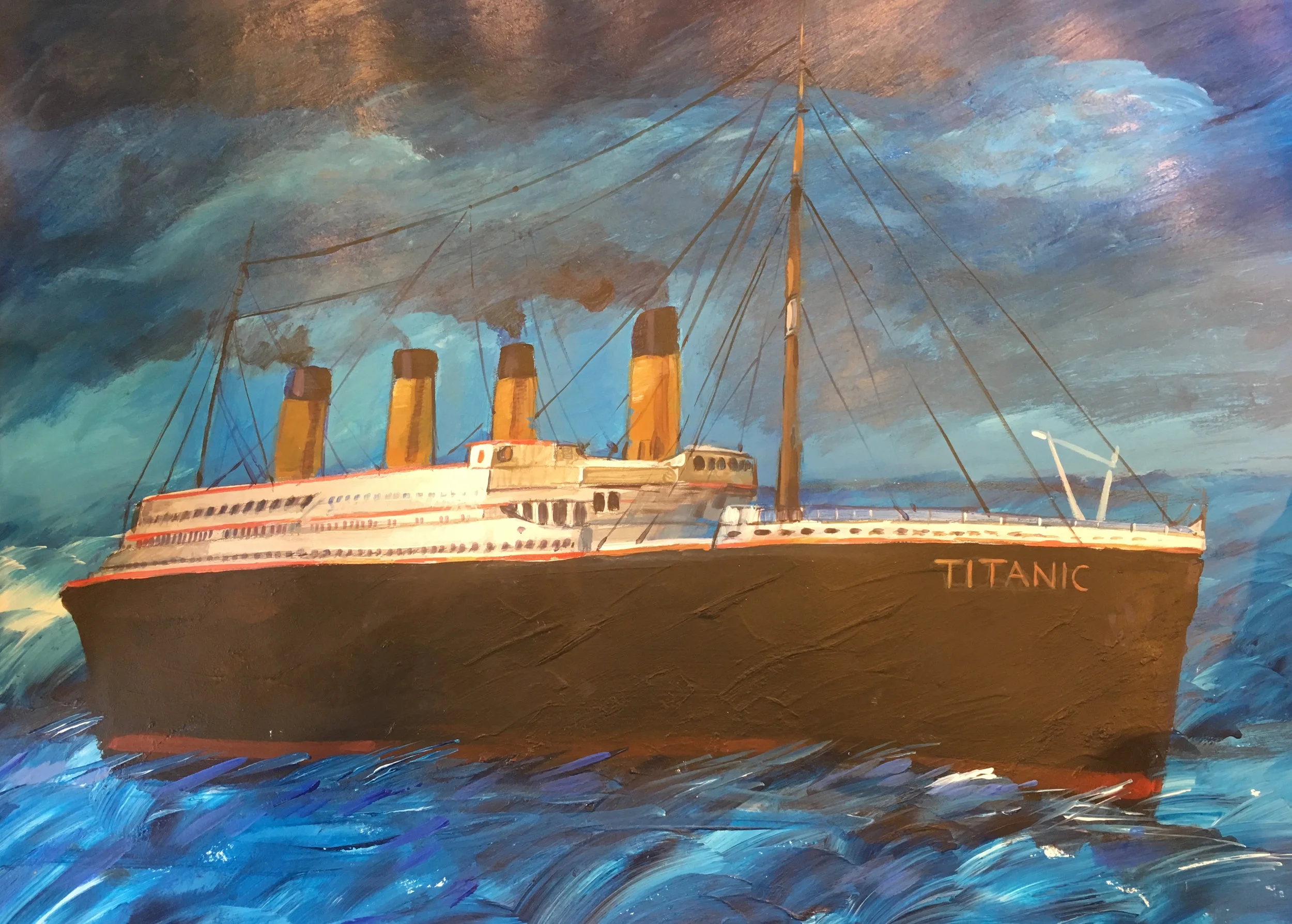 Muhammad Ansi, Titanic (Recalled from Viewing during Interrogation), 2016.