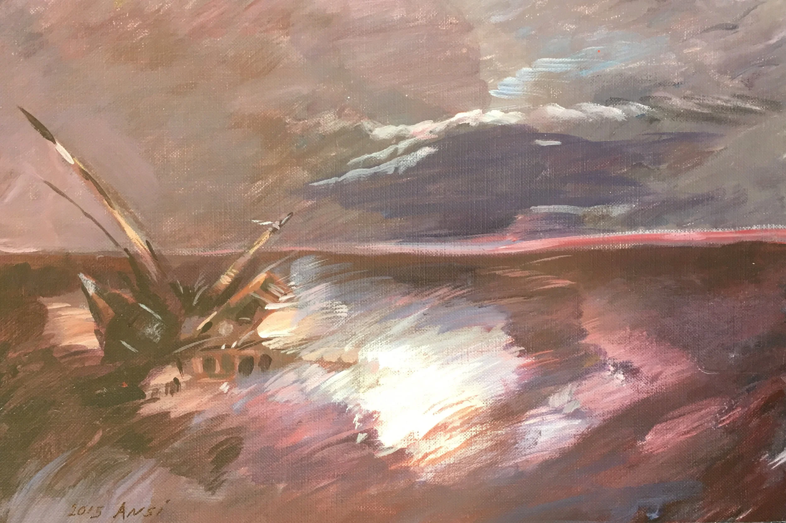 Muhammad Ansi, Shipwreck, 2015.