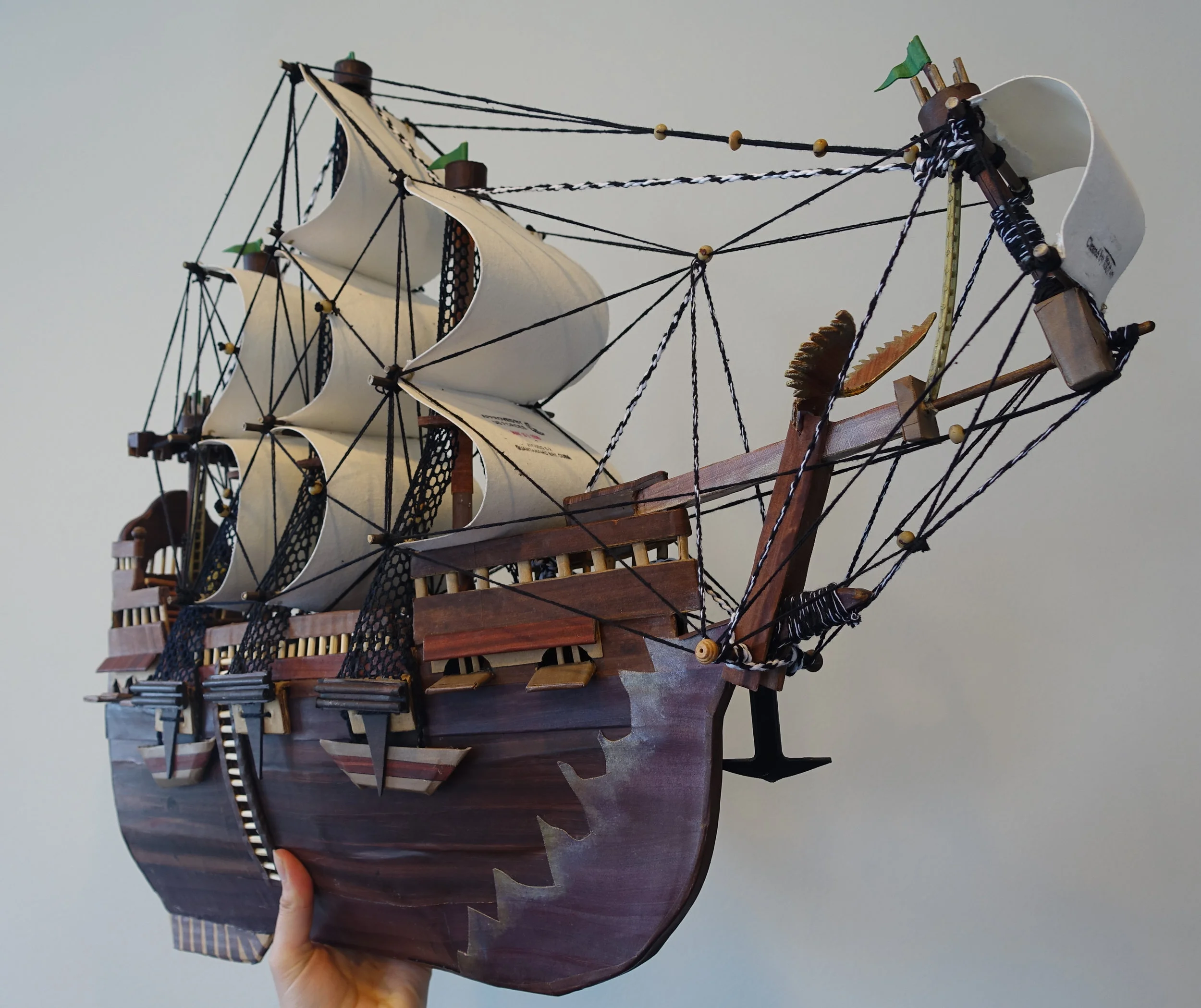 Moath al-Alwi, Model of a Ship, 2015.