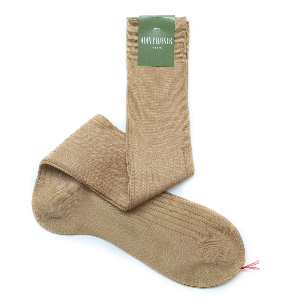 cotton over the calf dress socks Men's Seamless Toe Over the Calf Rib Dress Socks 3-pack