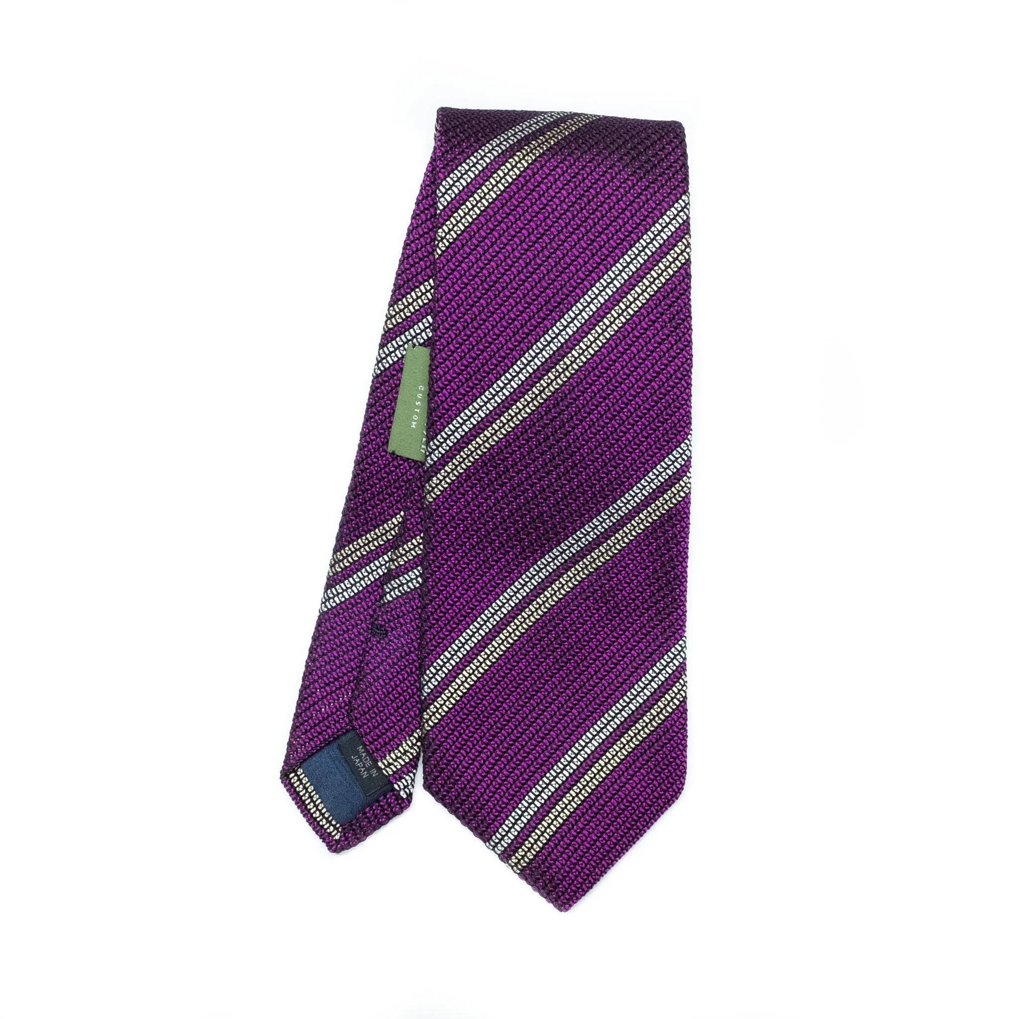 Purple Regimental Stripe Tie