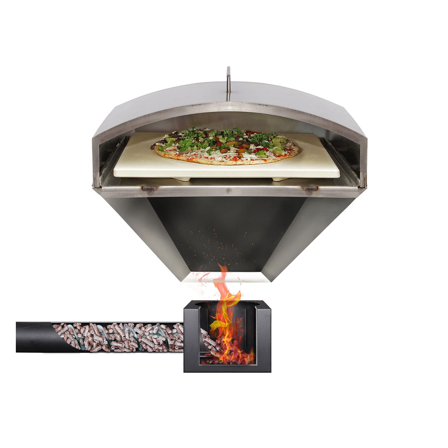 GMG Wood Fire Pizza Oven for Trek — The BBQ Maestros