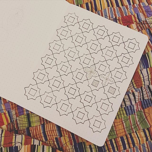 #IGQuiltFest2020Day5: For today&rsquo;s post, Quilting on the Go, I struggled with what to post. I never travel with handwork, and I almost never sew by hand. (Crochet is my only portable craft.) But, I do like to carry a graph paper notebook and aud