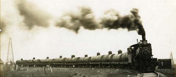 First oil train out of Bartlesville