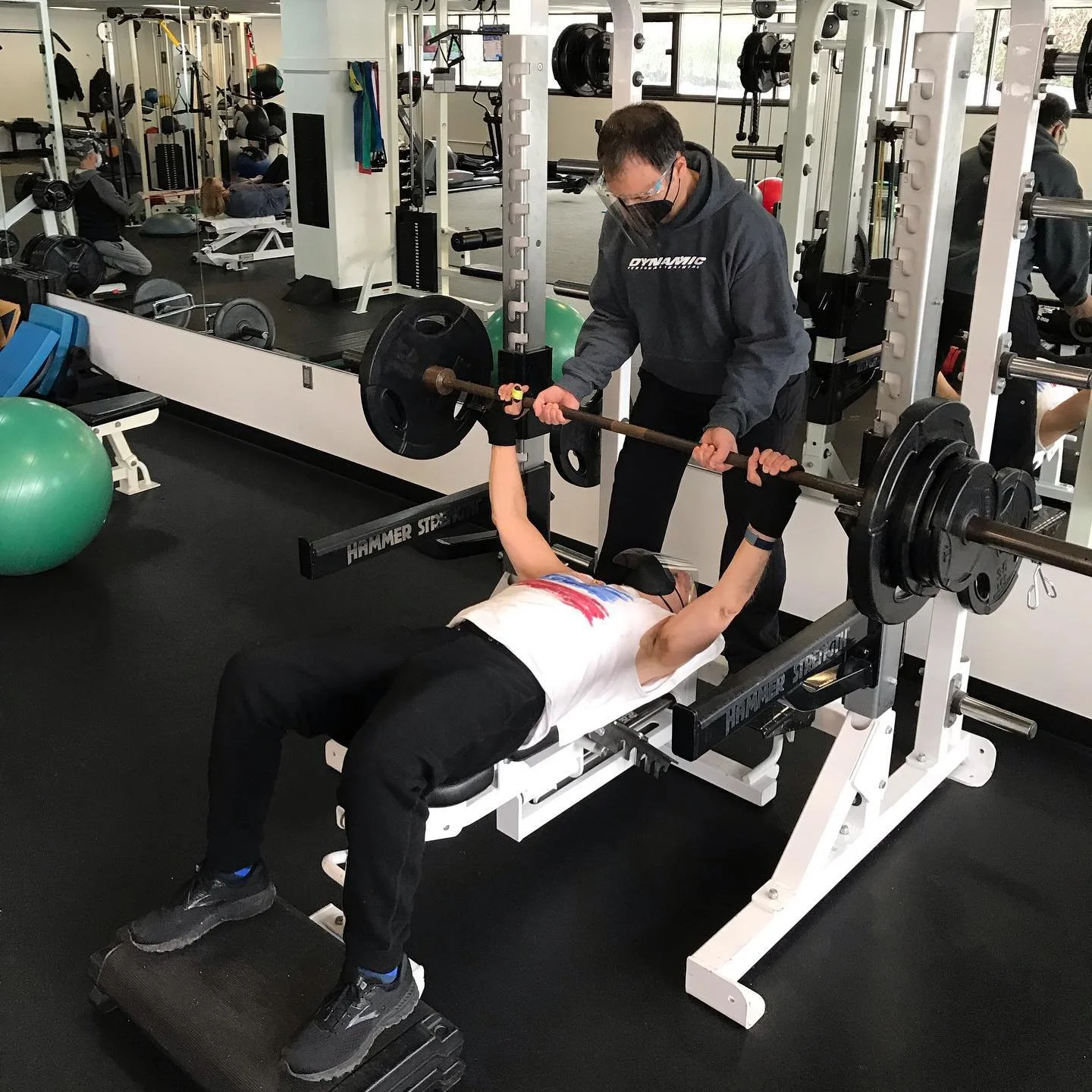 You push the bar, and I&rsquo;ll count! Teamwork at Dynamic PT