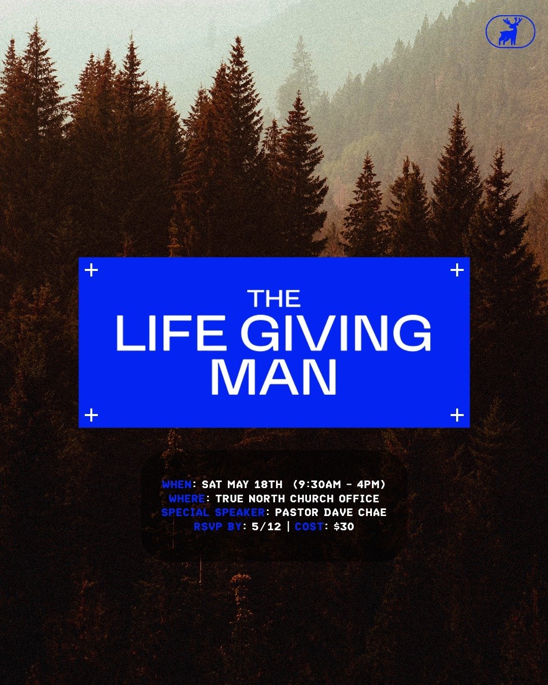 Hey church! Announcements below:

- Join our Men's Ministry for a workshop titled &quot;The Life Giving Man&quot;. This workshop takes a deep dive into understanding what it takes for today's man to build the type of unshakable foundation required to