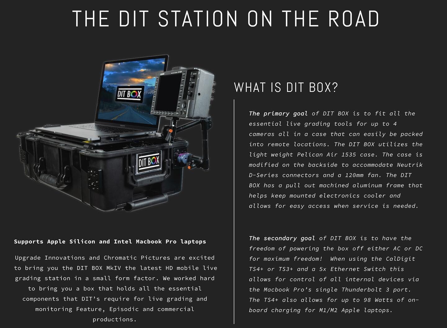 DIT BOX micro site is now live! See what&rsquo;s new with DIT BOX and what&rsquo;s under the hood. Scroll up to our description for the link. Prices for DIT BOX and the optional add ons are coming soon. @upgrade_innovations @chromatic_pic #dit #ditbo