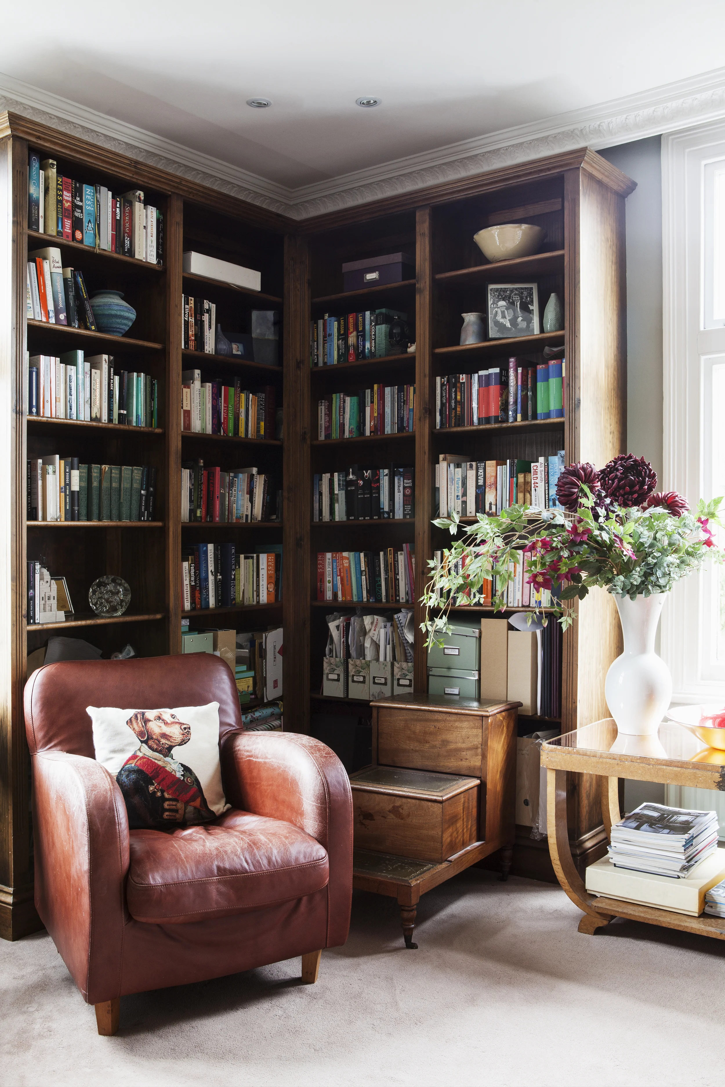 Cosy library to read away the hours