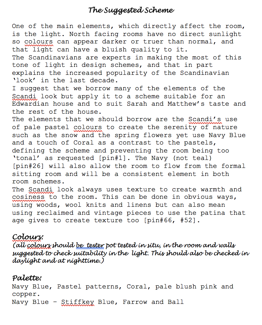 With a written document fully translating each pin and the reasonings behind it.