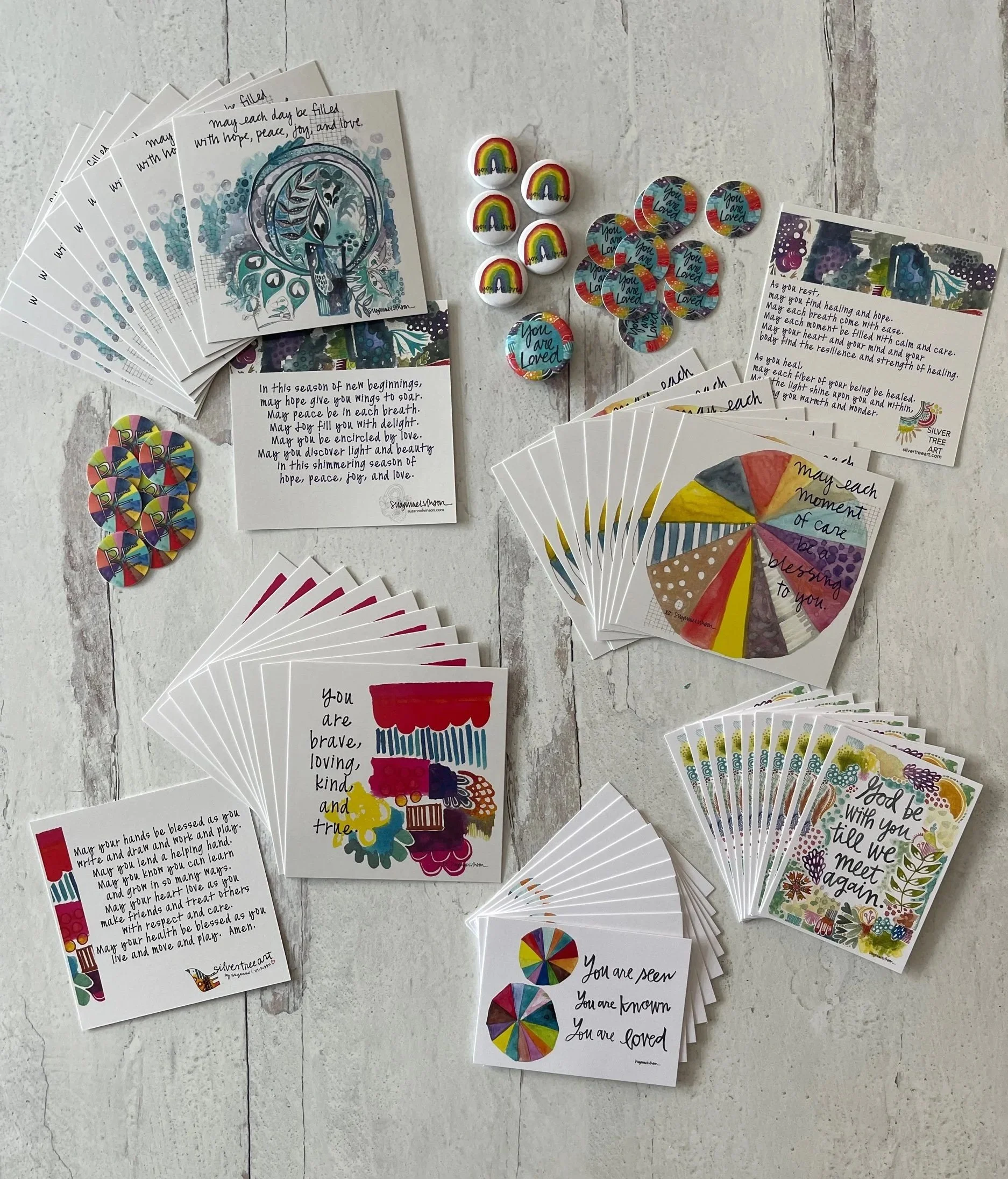 Tangible Care Bundle soul care gift set by Suzanne L. Vinson | Silver Tree Art
