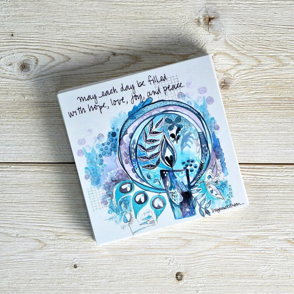 advent - prayer cards - 4 x 4 inches