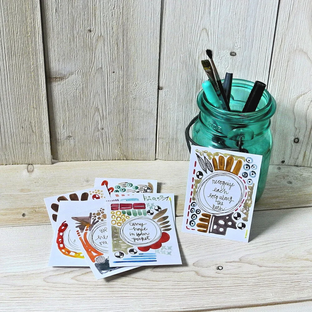 wisdom set 9 - set of 8 wisdom cards - 2.75 x 3.75 inches