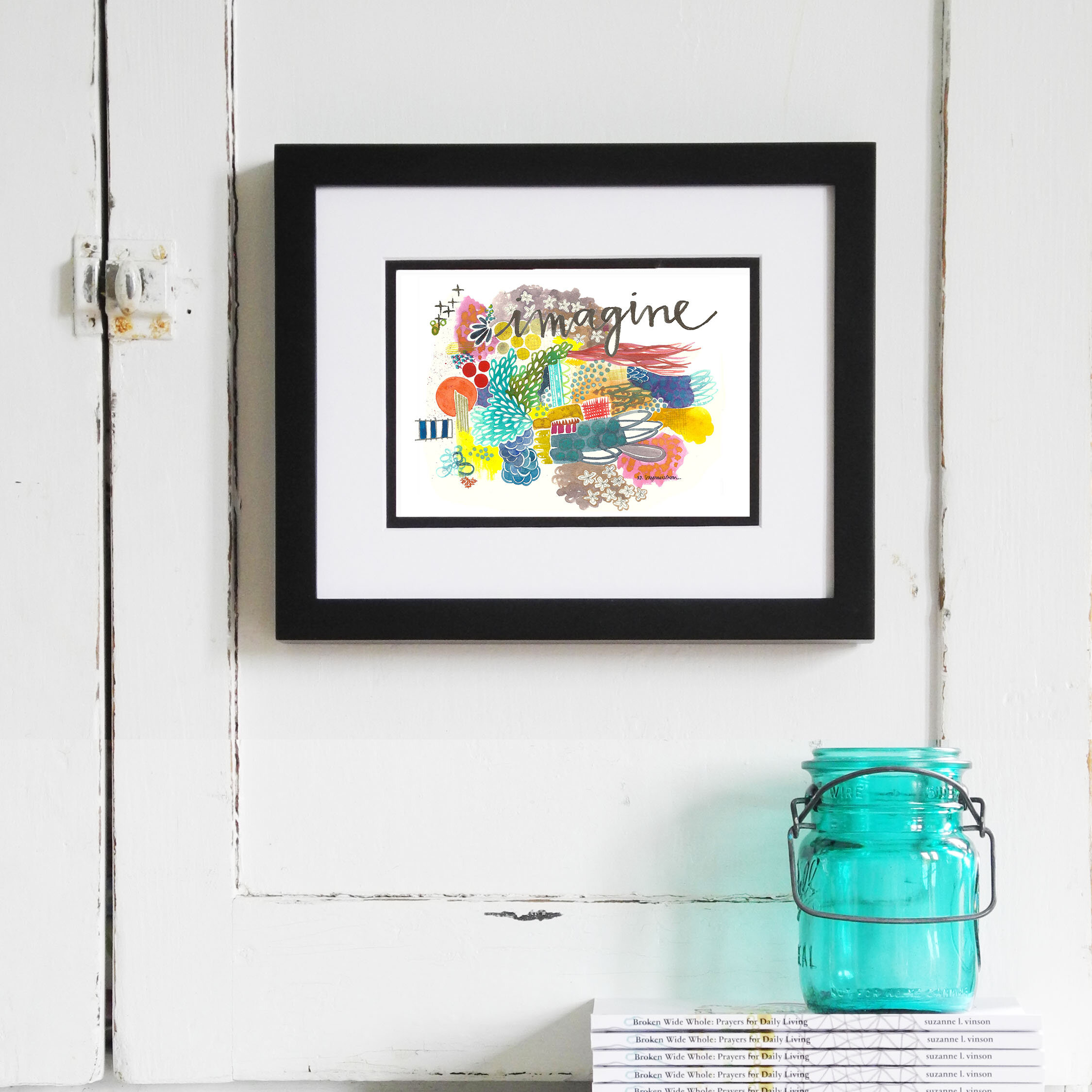 imagine - 5 x 7 inches - digital download