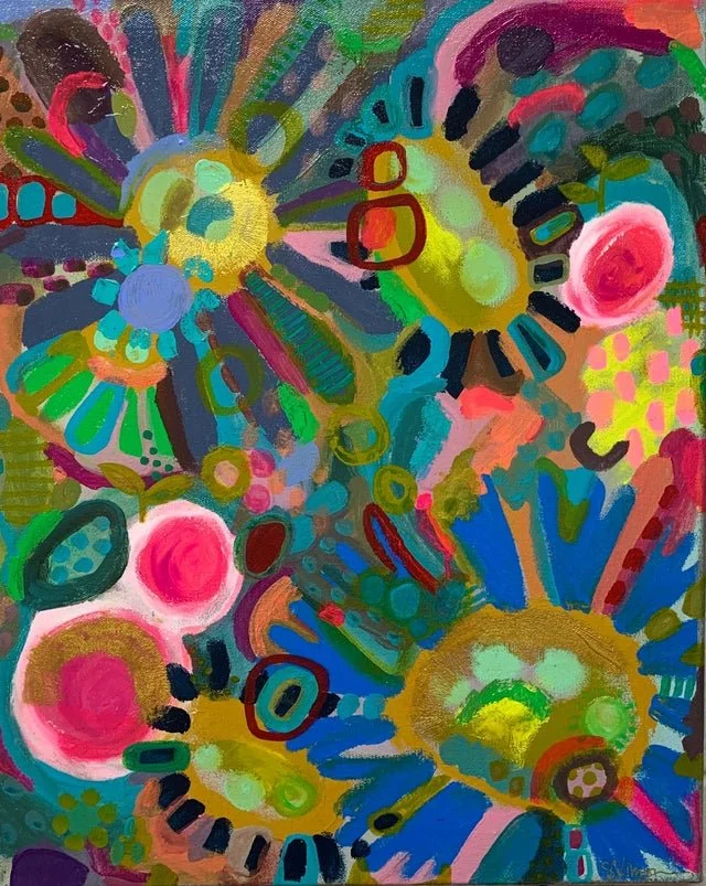 Unapologetic - Acrylic Mixed Media on Canvas