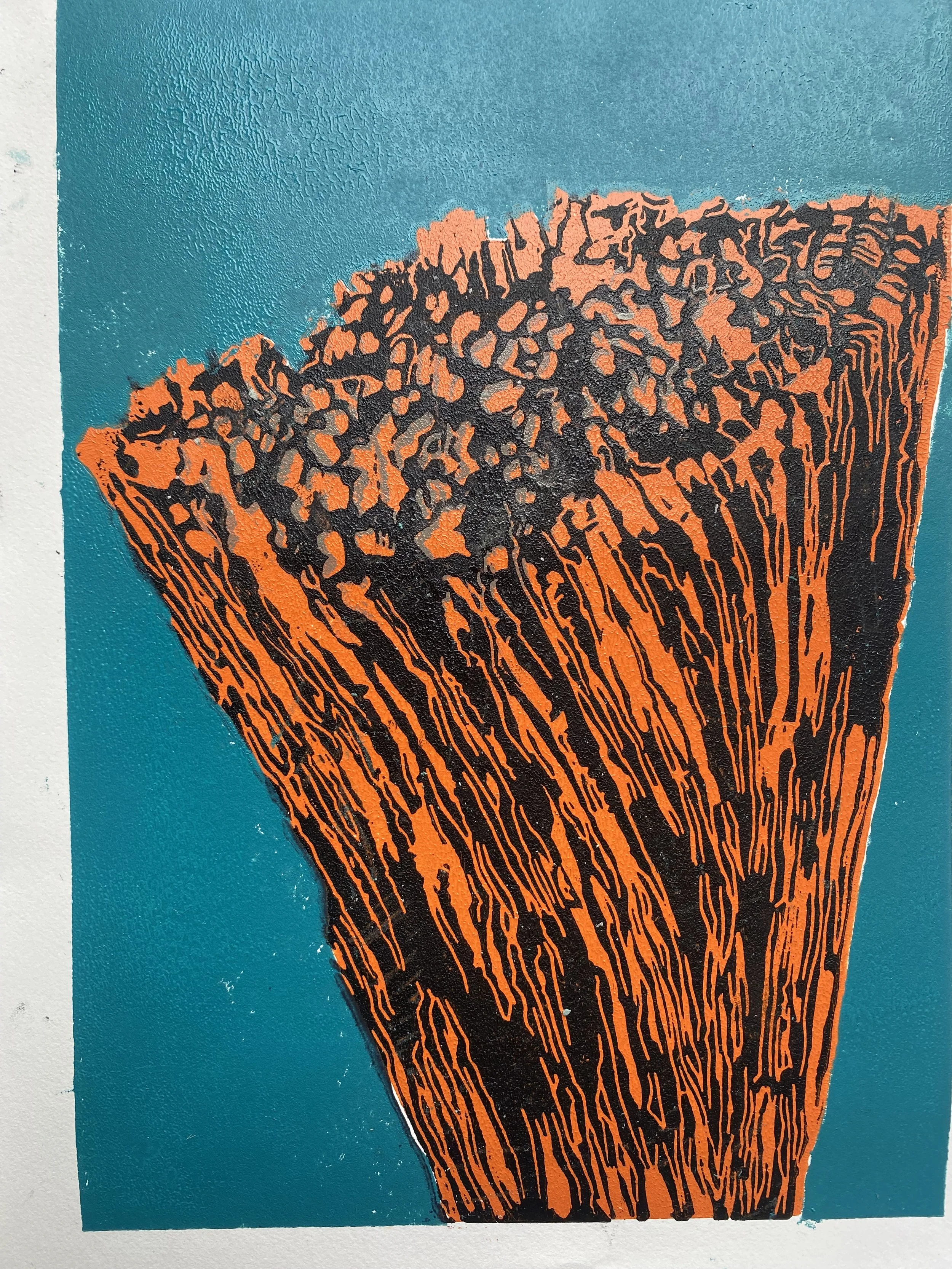 Rotting fence post