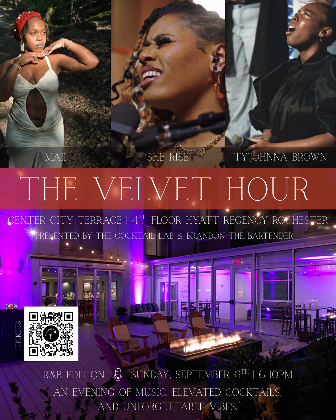 THE VELVET HOUR: R&B MUSIC PRIVATE TICKETED EVENT 6-10PM