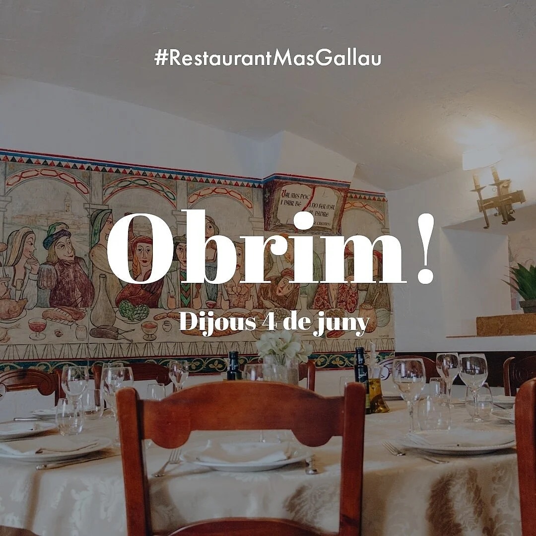 Obrim el Restaurant Mas&nbsp;Gallau!