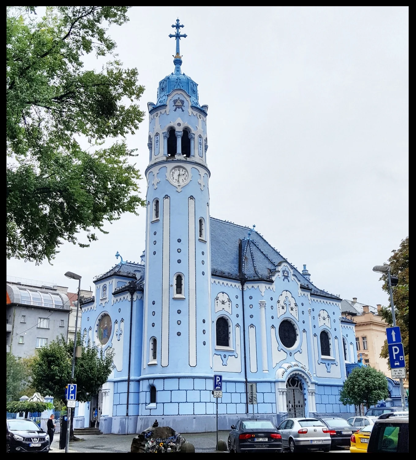 bratislava blue church