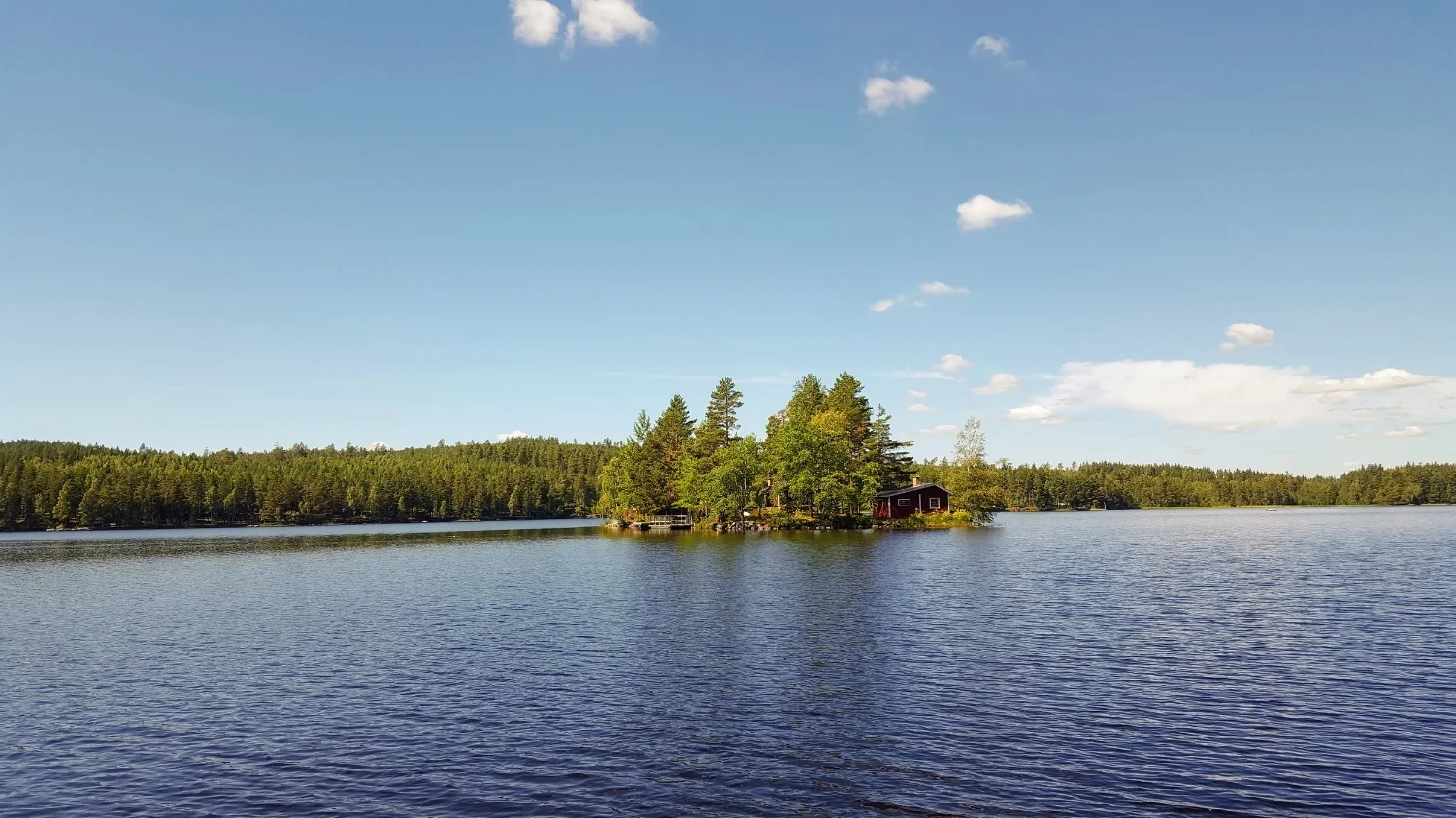 Lake Vällan Falun