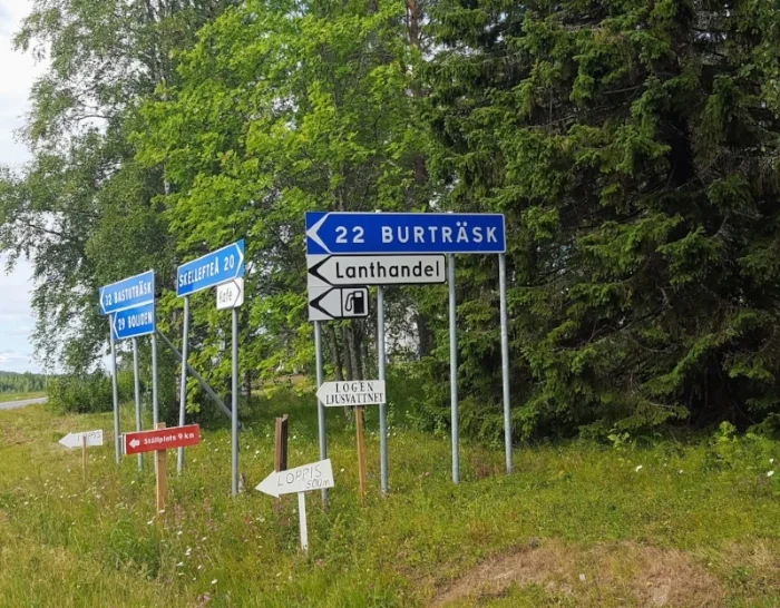 Burträsk sign