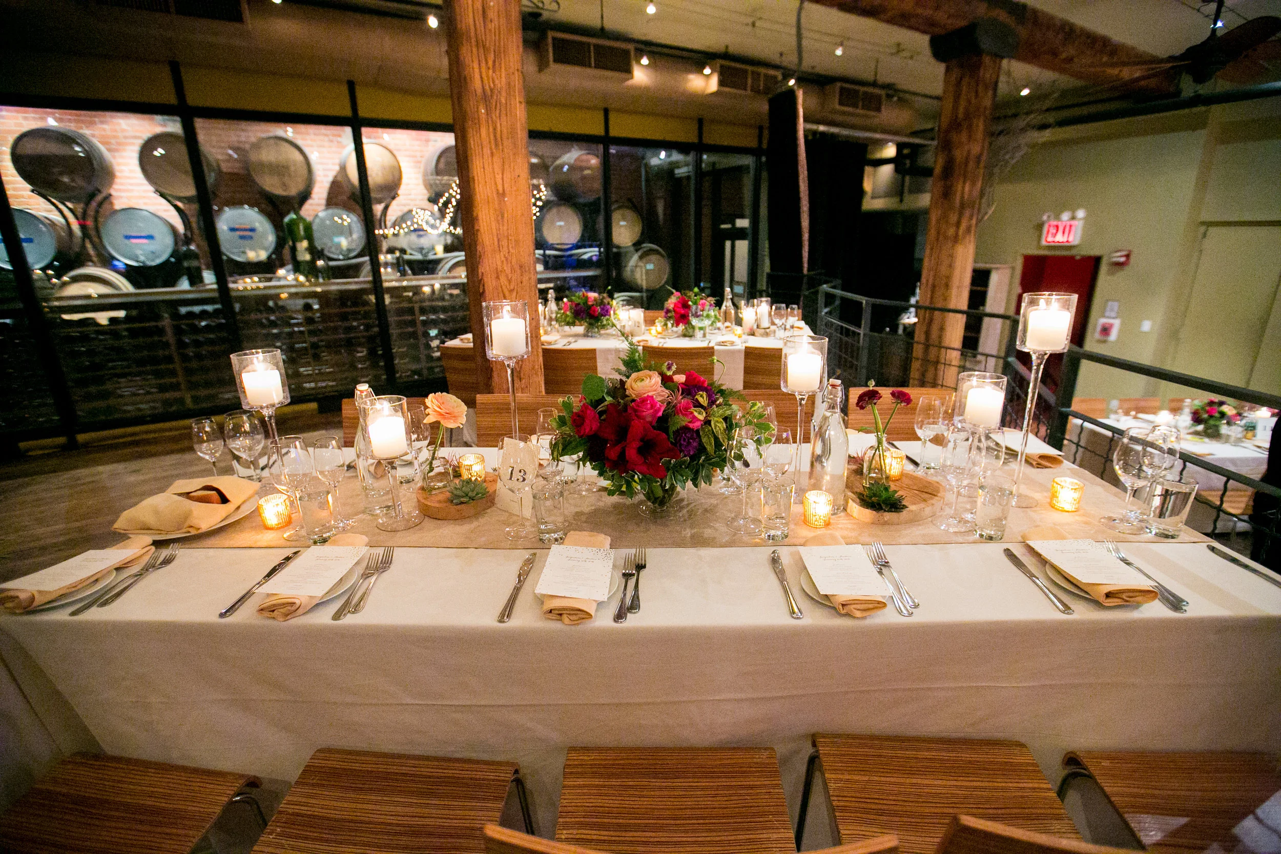 City Winery NYC wedding reception