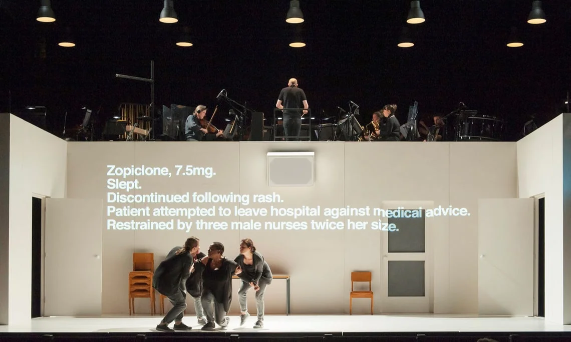 ©ROH 2018 Royal Opera’s production of 4.48 Psychosis at the Lyric Hammersmith. Photograph: Stephen Cummiskey 2018