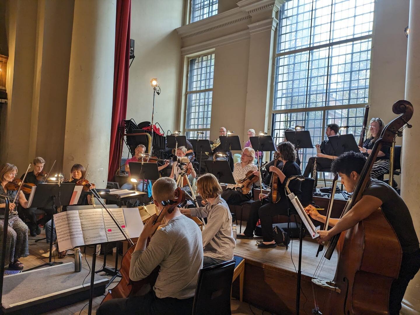 Ready for Salieri @stjohnssmithsquare with @bamptonclassicalopera 
and @thomas_blunt_conductor 
Amazing this is their 30th year - congratulations Jeremy and Gilly for 3 decades of refreshing 18th C gems and giving opportunities to young artists!