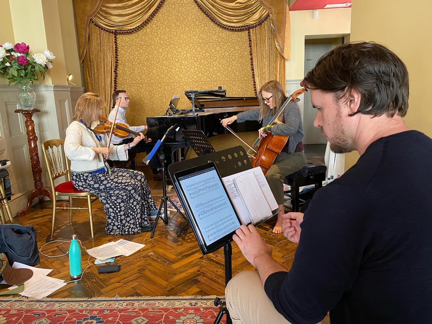 Rehearsing for wonderful @alexjmills album @delphian_records today
At the always welcoming @1901artsclub