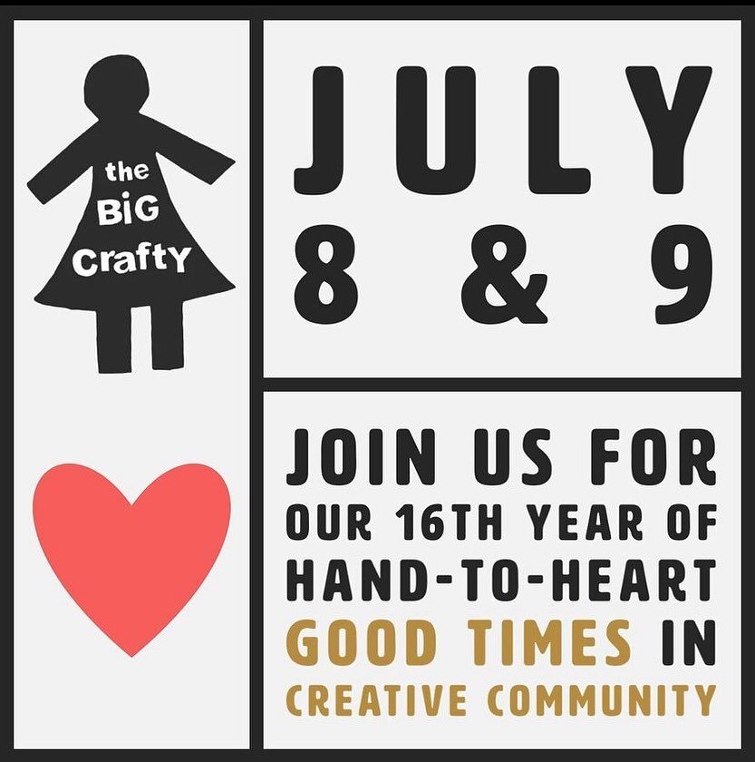 Heads up, #artists! Applications for @thebigcrafty close in a few days.
This event is always a hit- with a lot of soul going into it. Don&rsquo;t miss out on the opportunity of sharing your work with the community. Apply by April 30th over at the the