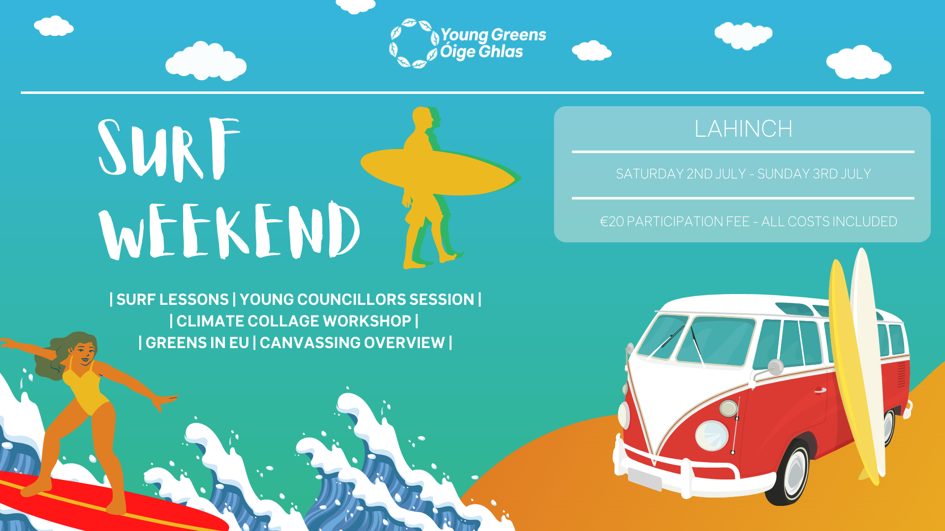 Lahinch Surf Weekend — Óige Ghlas — Young Greens