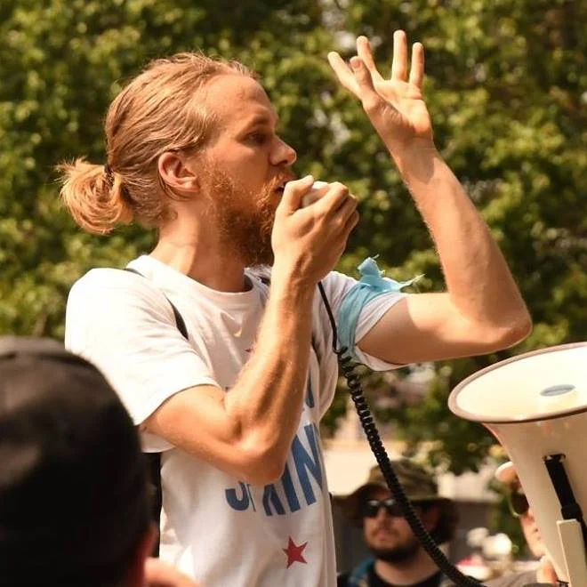 Curt Ries Curt is a co-founder of Democracy Spring and served as our Deputy Mission Director from early 2016 until early 2018. After returning from the Peace Corps in 2012, he began organizing with 99Rise in 2013. In 2016, he helped organize the 140-mile march and 1,300-person strong sit-ins at the US Capitol that launched Democracy Spring. He was born and raised in northern California and lives there now with his partner.
