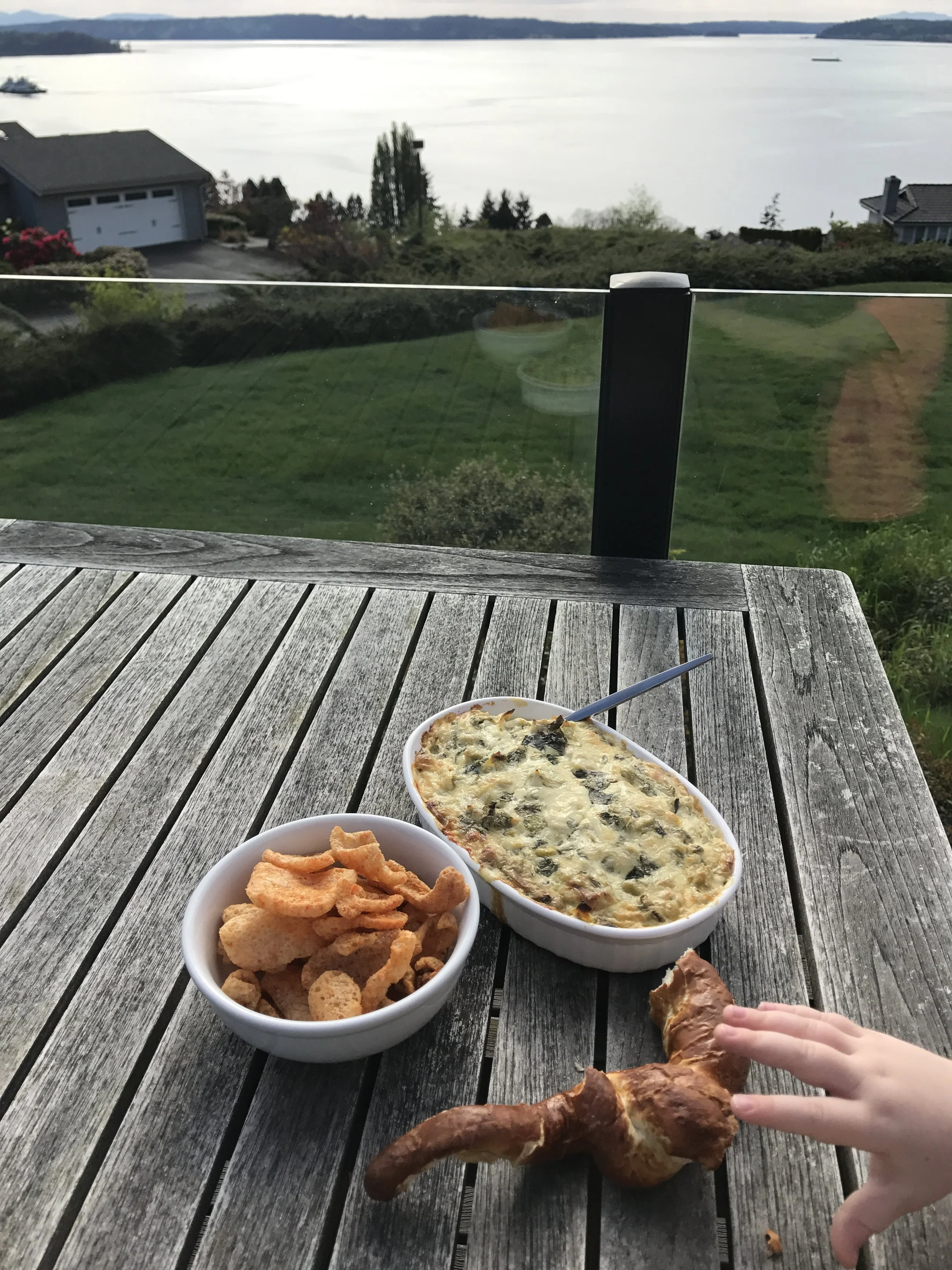 Spinach Artichoke Chile Dip