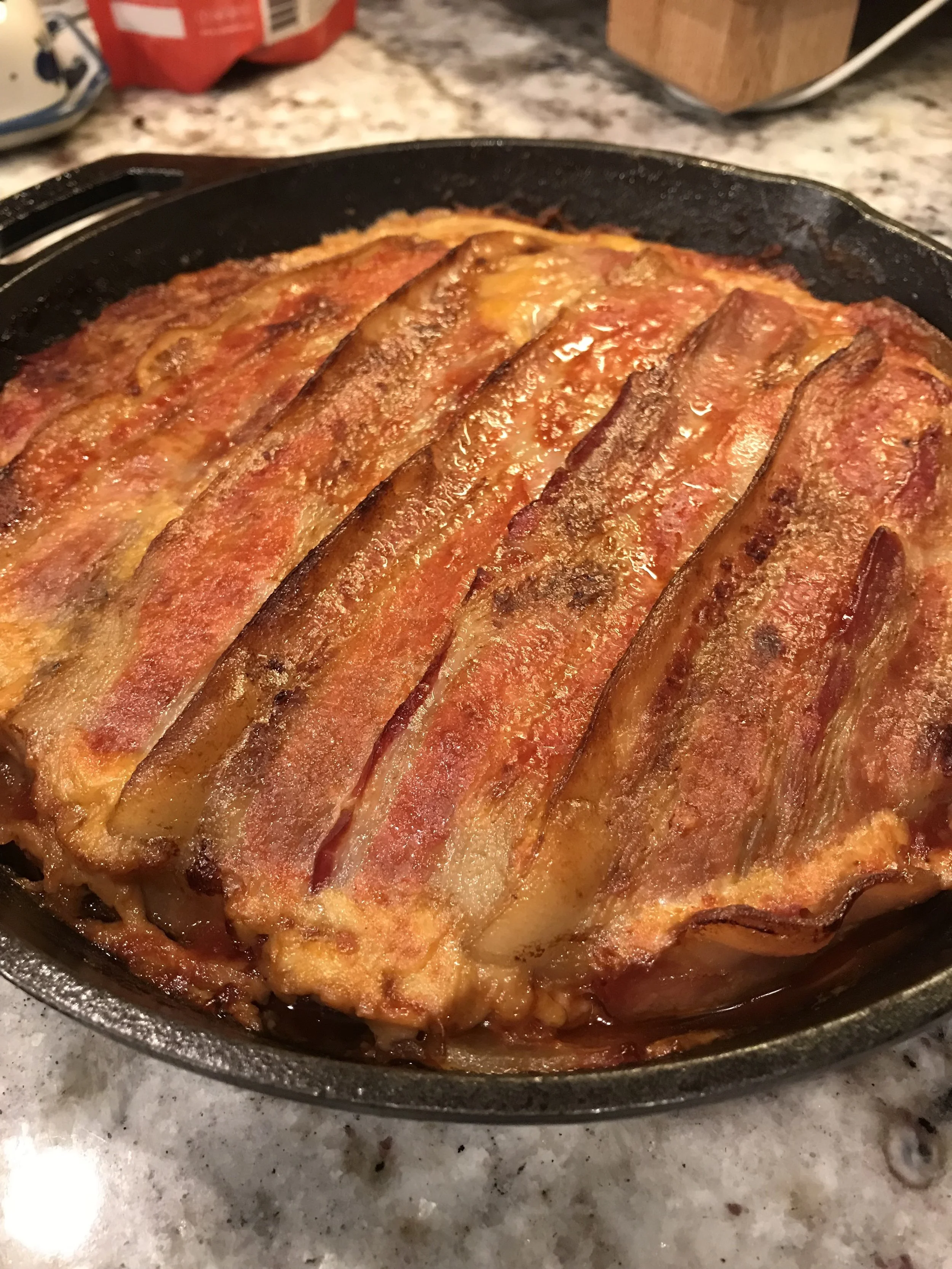 Keto Baconed Meatloaf