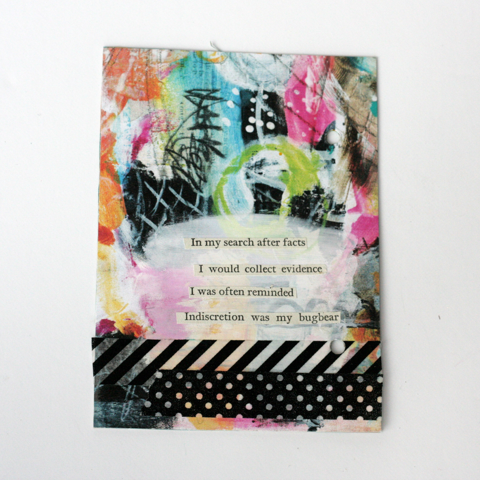  100 Days of Found Poems - Using found words from the novel "Cranford" I'm creating 100 mixed media art works using found ephmera and scraps I have in my stash. Follow along with @kgaunt #mixedmedia #artjournal #found poem #foundpoetry 