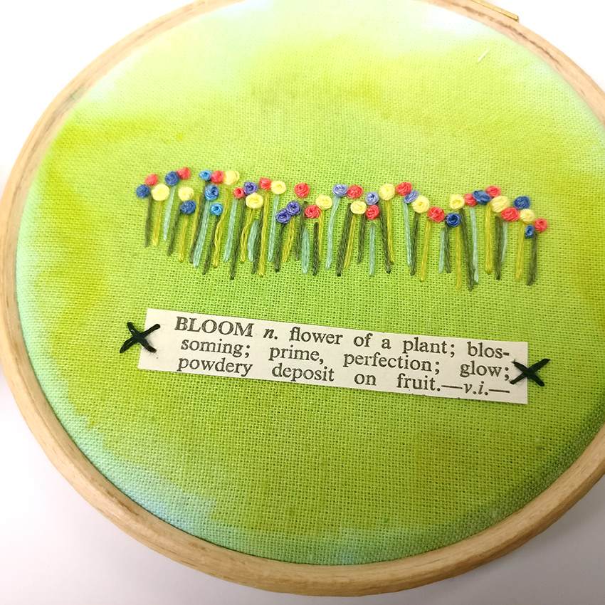  Easy Embroidery Hoop Gift Tutorial with Brushos  I'm sharing some simple and easy gift tutorials that you can make and give away as gifts to your friends and family. I know that sometimes embroidery can seem more daunting than it deserves. I'm shari