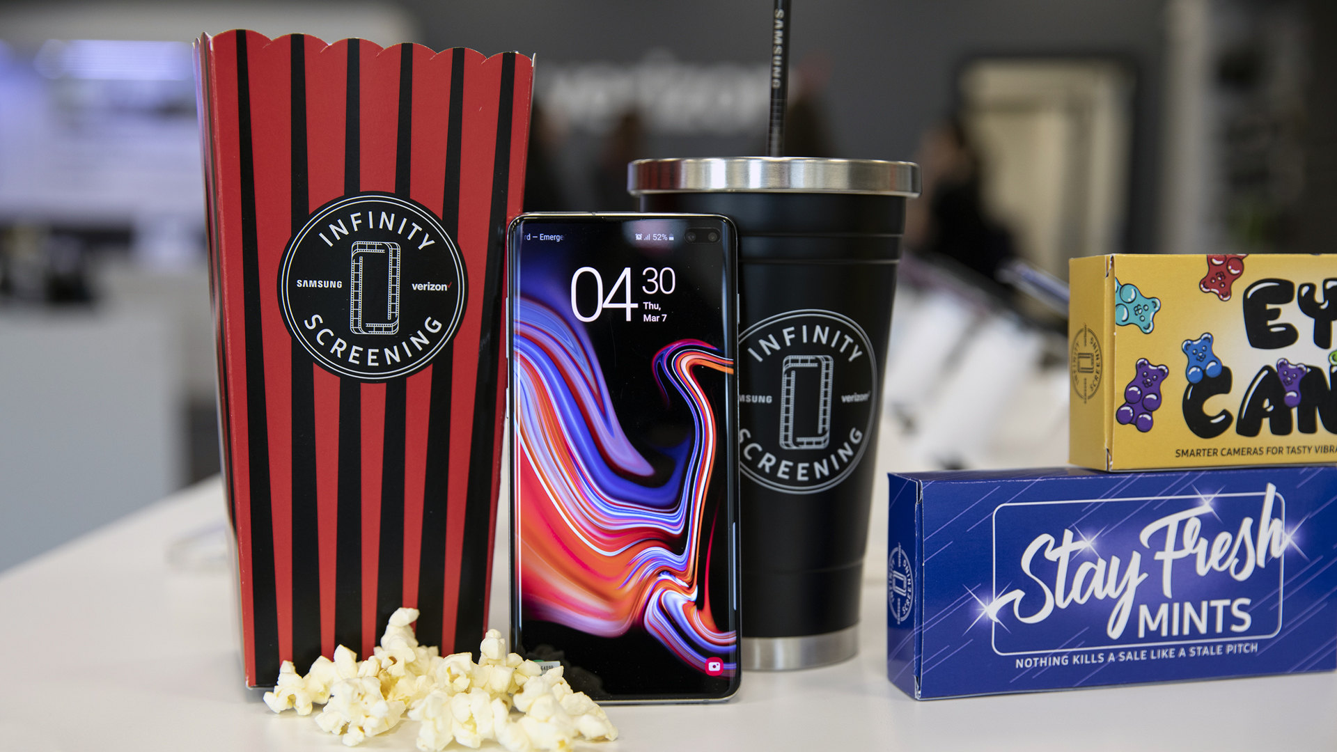 Samsung is one brand of many on the shop floor and top competitors already use advocacy programs to affect sales on an individual sales rep basis. In order to breakthrough and excite Verizon reps about the new Galaxy S10 features, while hopefully turning them into brand advocates in the process, we turned a typical device training session into an engaging, educational and exclusive feature film festival. Marquee events were held in real theaters across three key markets: New York, Atlanta and Denver.