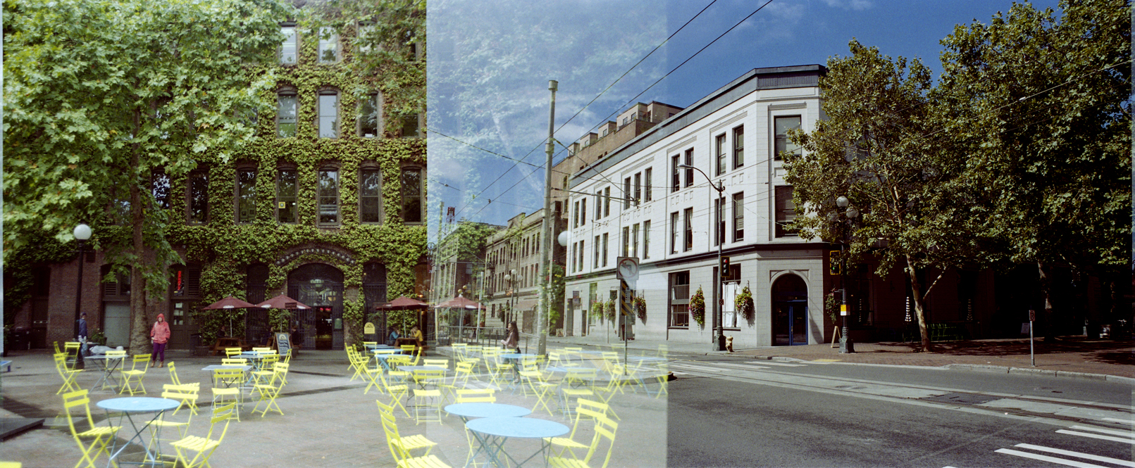 Seattle September, 2015 In-camera multiple exposure, 35mm
